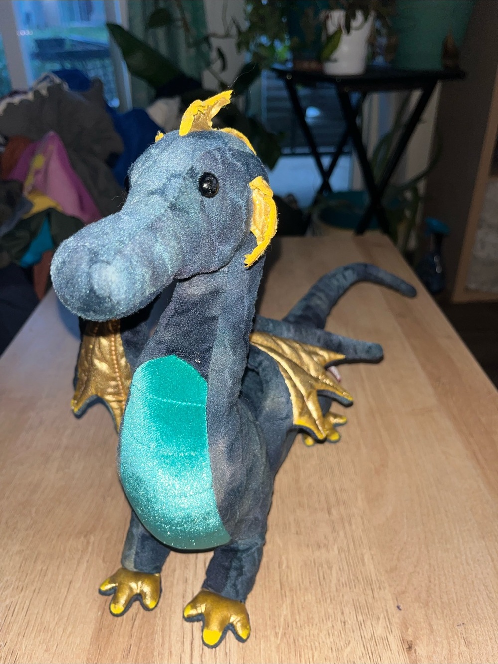 Douglas Aragon Navy Dragon Plush Stuffed Animal - Adorable and Soft Toy for Kids
